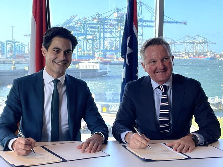 Australia and The Netherlands Sign Milestone Renewable Hydrogen Agreement